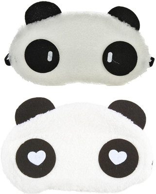 

Jenna WH Cylinder Panda Travel Sleep Cover Blindfold (Pack of 2)(2 g)