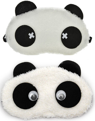 

Jenna Cross Eyes Panda Travel Sleep Cover Blindfold (Pack of 2)(2 g)