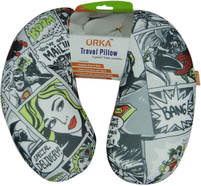 

ORKA Comic Characters Neck Pillow(Multicolor)