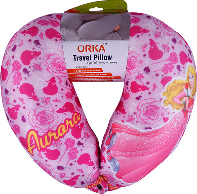 

ORKA Aurora Princess Digital Printed U Neck Pillow(Multicolor)