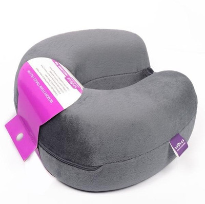 

Pack My Bag Memory Foam Travel Neck Neck Pillow(Grey)
