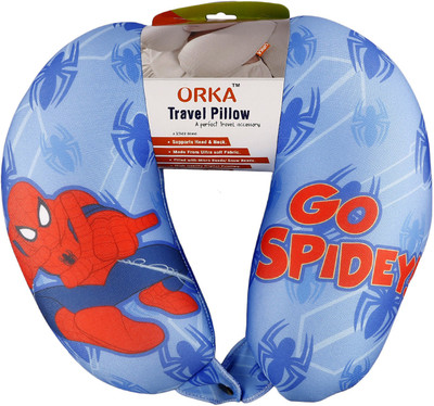 

ORKA Go Spidey Digital Printed U Neck Pillow(Multicolor)