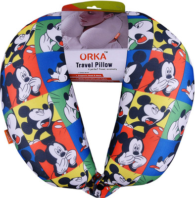 

ORKA Mickey Digital Printed U Neck Pillow(Multicolor)