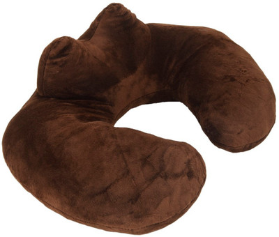 

JOURNEY9 POLYSTER HIGH NECK "U" PILLOW BROWN Neck Pillow(BROWN)