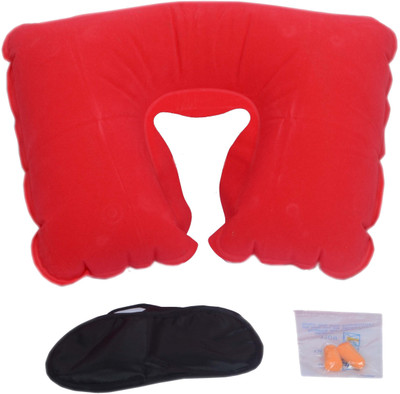 

Styler Travel Pillow Neck Pillow & Eye Shade(Red)