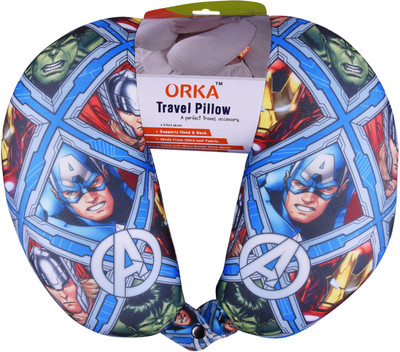 

ORKA Avengers Comics Digital Printed U Neck Pillow(Multicolor)