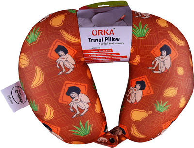 

ORKA Jungle Book Digital Printed U Neck Pillow(Multicolor)