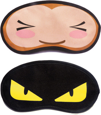 

Jenna WinkEye-YellowEye Cartoon Travel Sleeping Eye Cover Blindfold (Pack of 2)(2 g)