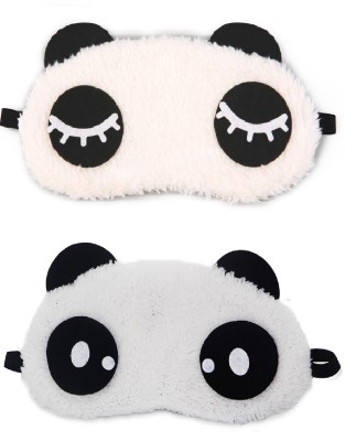 

Jenna Eyelashes Dot Panda Travel Sleep Cover Blindfold (Pack of 2)(2 g)