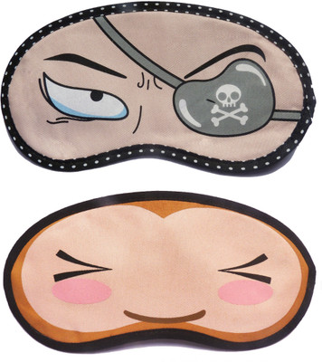 Jenna PatchEye-WinkEye Cartoon Travel Sleeping Eye Cover Blindfold (Pack of 2)(2 g)