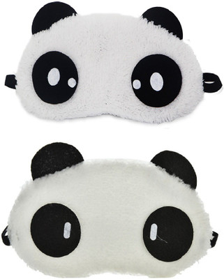 

Jenna Dot Cylinder Panda Travel Sleep Cover Blindfold (Pack of 2)(2 g)