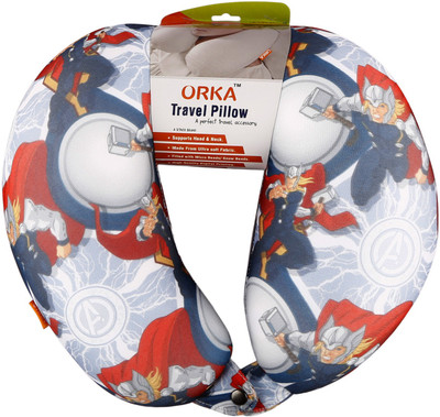 

ORKA Thor Digital Printed U Neck Pillow(Multicolor)