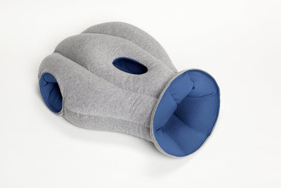 

Emerge Plush Ostrich Travelling Soft Pillow Head Cover(Grey)