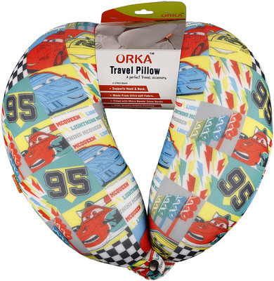 

ORKA Cars95 Digital Printed U Neck Pillow(Multicolor)
