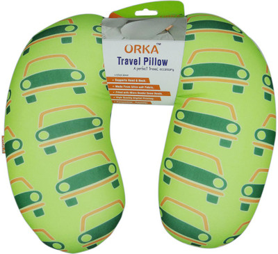 

ORKA Green Car Neck Pillow(Multicolor)