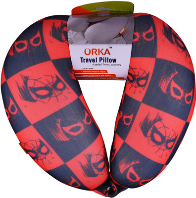 

ORKA Spiderman Eye Digital Printed U Neck Pillow(Multicolor)