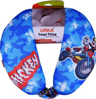

ORKA Mickey Playing Digital Printed U Neck Pillow(Multicolor)
