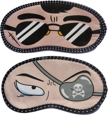 

Jenna BlackSpecs-PatchEye Cartoon Travel Sleeping Eye Cover Blindfold (Pack of 2)(2 g)