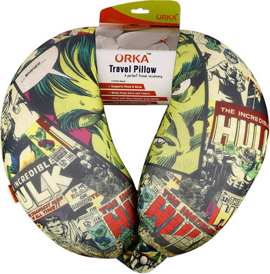 

ORKA Hulk Comic Digital Printed U Neck Pillow(Multicolor)