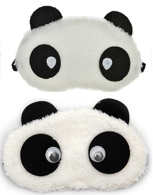 

Jenna Water Eyes Panda Travel Sleep Cover Blindfold (Pack of 2)(2 g)