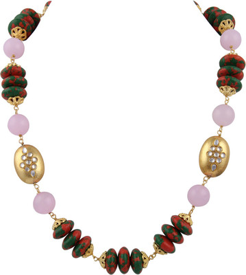 

Pearlz Ocean Crystal Gold-plated Plated Alloy Necklace