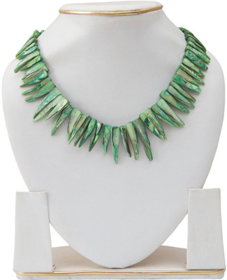 

Taj Pearl Tribal Shell Necklace
