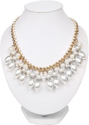 Johareez Pearl Gold-plated Plated Alloy Necklace