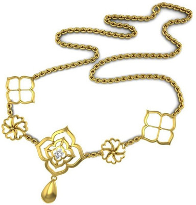 

Avsar NECKLACE15A Yellow Gold Precious Necklace(18kt)