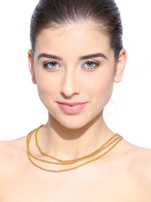 

Zaveri Pearls Gold-plated Plated Zinc Necklace