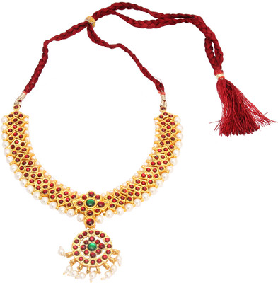 50% OFF on VAMA Gold-plated Plated Alloy, Brass Necklace 50% OFF on VAMA Gold-plated Plated Alloy, Brass Necklace