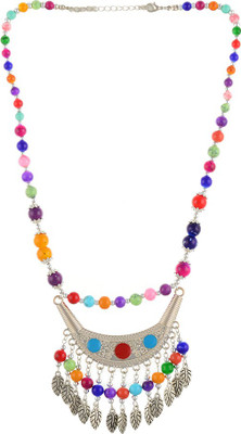 

Aaishwarya Tibetan Multicolor Antique Silver Beads Alloy Necklace
