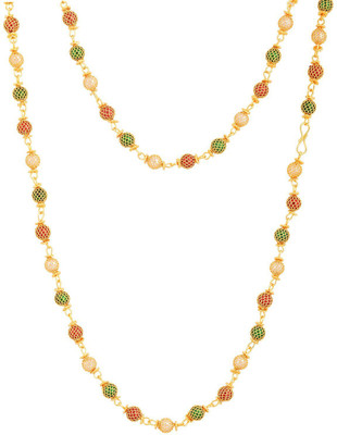 

Johri Bazar Dazzling Beads with Covered Net Alloy Chain