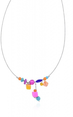 35% OFF on TRENDY BAUBLES Rhodium Plated Metal Necklace 35% OFF on TRENDY BAUBLES Rhodium Plated Metal Necklace