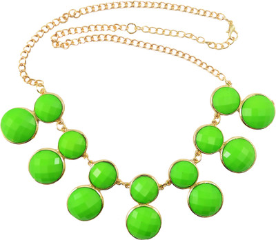 75% OFF on Diovanni Zinc, Alloy, Stone Necklace