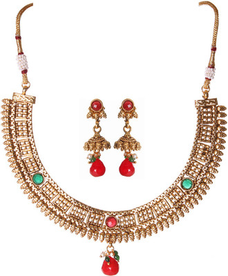 

Slice Of Bengal Metal Necklace Set