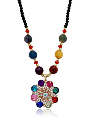 

Atasi International Beads Crystal Necklace