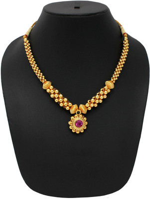 67% OFF on Womens Trendz Kolhapuri Saaj Thushi Crystal Gold-plated Plated Alloy Necklace 67% OFF on Womens Trendz Kolhapuri Saaj Thushi Crystal Gold-plated Plated Alloy Necklace