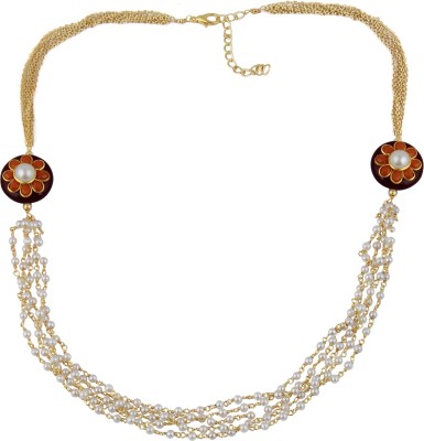 Pearlz Ocean Pearl, Jade Gold-plated Plated Alloy Necklace