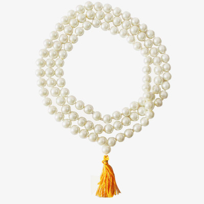 rich & famous Elegant Pearl Mala Pearl Mother of Pearl Necklace