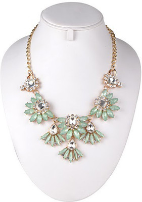 

Misshruts Crystal Metal Necklace