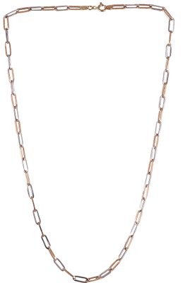 

Jisha Italian Two-Tone Link 18k Yellow Gold Precious Chain(18kt)