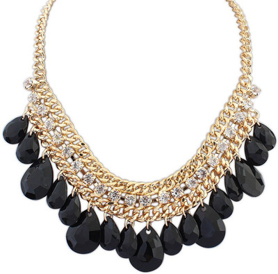 

Aaishwarya Black Envy Crystal Alloy Necklace