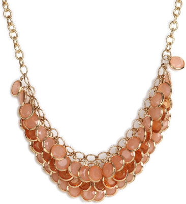 68% OFF on The Pari Peach Droplets Rose Gold Plated Alloy Necklace 68% OFF on The Pari Peach Droplets Rose Gold Plated Alloy Necklace