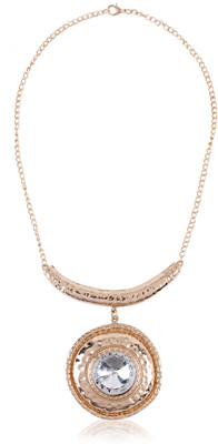 Cinderella Collection By Shining Diva Statement Alloy Necklace Cinderella Collection By Shining Diva Statement Alloy Necklace