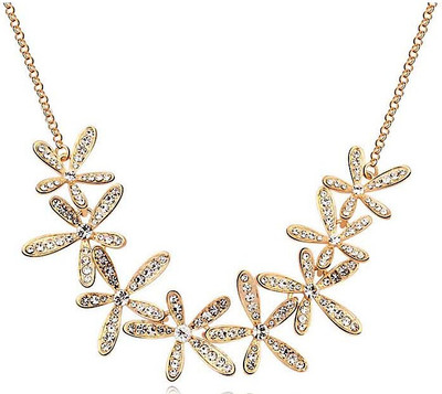 

Silver Shoppee Magical Love Cubic Zirconia Gold-plated Plated Alloy Necklace