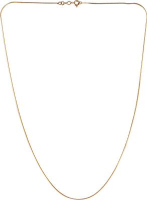 Jisha Italian Omega Snake 18k Yellow Gold Precious Chain(18kt)