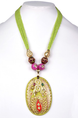 

Rang Rangilo Enamel Necklace