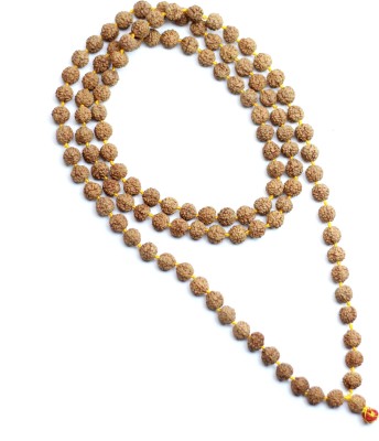 SHIVOHAM Rudraksha Mala (7mm) 108+1 Beads (Lab Certified) Dori Necklace