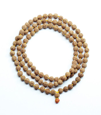 SHIVOHAM 5 mukhi Rudraksha Mala (Lab Certified) Dori Necklace