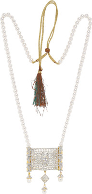 

Handluv Cubic Zirconia Rhodium, Gold-plated Plated Alloy Necklace